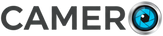CAMERO AI Smart Glasses logo on a white background